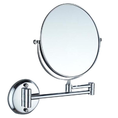 

Makeup Mirror Wall Mounted 3X Magnifying Make up Mirror Adjustable Foldable Swivel Dual Sides Mirror for Bathroom Barbershop Washr