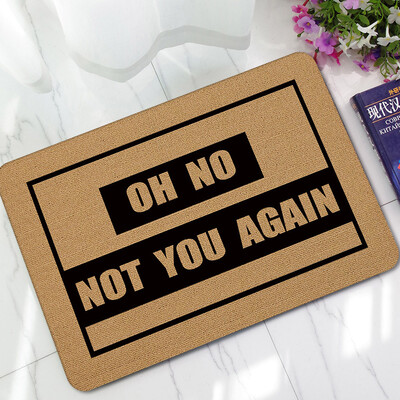 

Toponeto Letter Funny Welcome Home Entrance Floor Rug Non-slip Doormat Outdoor Mat