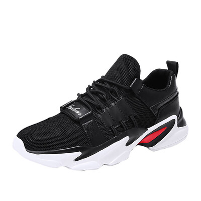 

men shoes 2019 new man casual shoes fashion Mens Woven Breathable Platform Sneakers Outdoor Mesh Casual walk Shoes