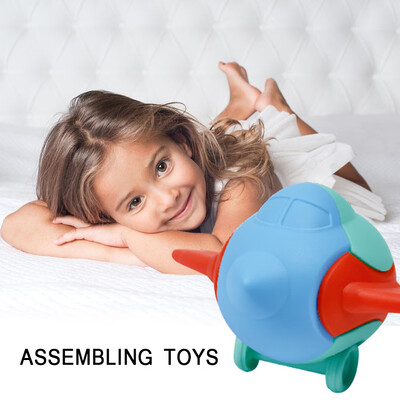 

DIY Baby Toys Airplane Toys Kids Early Learning Educational Plastic Assemble Toys for Toddlers Boys&Girls