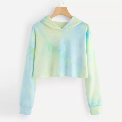 

Nomeni Womens Hoodie Printed Patchwork Sweatshirt Long Sleeve Pullover Tops Blouse