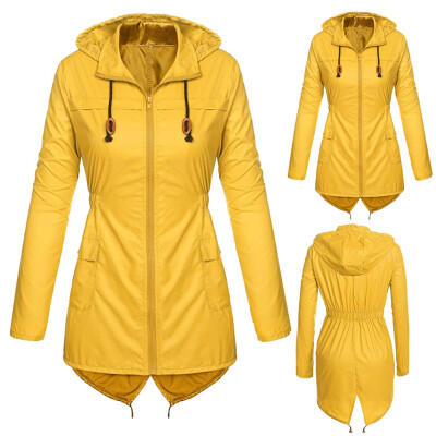 

〖Follure〗Womens Lightweight Hooded Raincoat Windproof Active Outdoor Outwear Jacket Coat