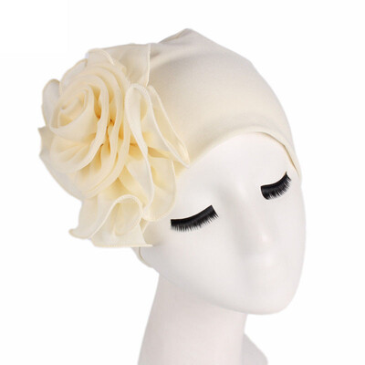 

Women Casual Beanie Head Scarf Turban Cap Flower Muslim Cancer Chemo Hat Cover