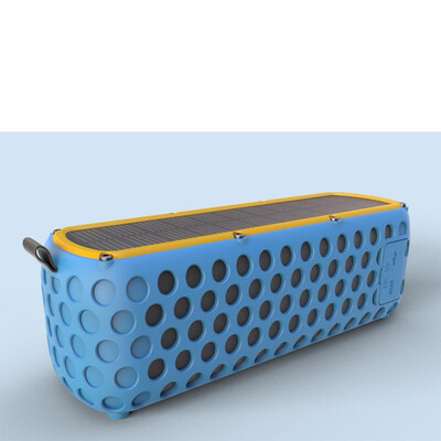 

Portable IPX5 Waterproof Solar Bluetooth Speaker with LED light&Built-in Mic Compatible for iPhone Samsung&Smart Devices