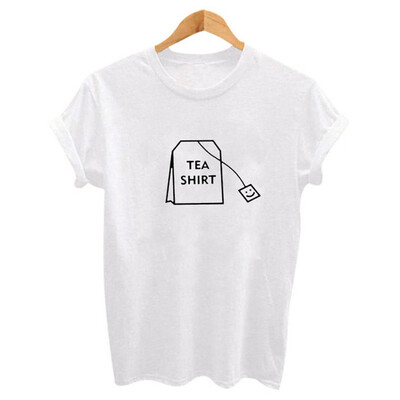 

Nomeni Women Girl Funny Short Sleeve Cotton Shirts Cute Junior Graphic Tee Top Blouse