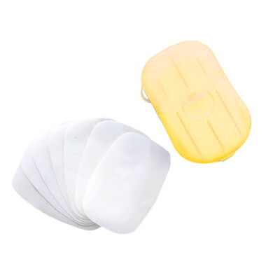 

Siaonvr 40Pcs Disposable Hand Washing Tablet Travel Carry Toilet Soap Paper