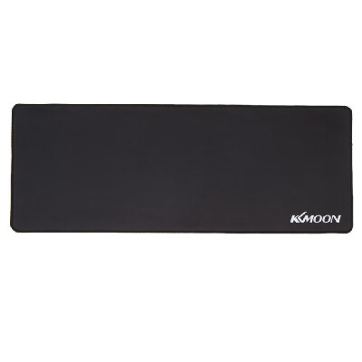 

KKmoon Plain Black Extended Water-resistant Anti-slip Rubber Speed Gaming Game Mouse Mice Pad Desk Mat