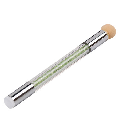 

〖Follure〗Double-end Nail Art Painting Gradient Shading Sponge Pen Brush Rhinestone Handle