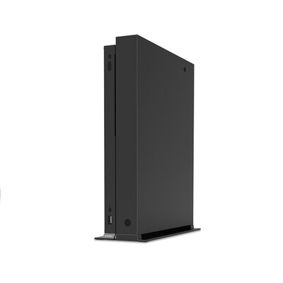 

ABS Metal Vertical Stand for Xbox One X Game Console Non-Slip Rubber Pad Holder Dock Base