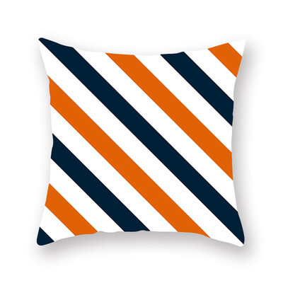 

Halloween New Orange Pumpkin Geometric Pillow Case Waist Cushion Cover Pillowcase Home Decor