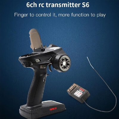 

STARTRC S6 24G 6CH Transmitter Remote Controller 400-500m 48V-12V DC with S6FG Receiver for RC Car RC Boat