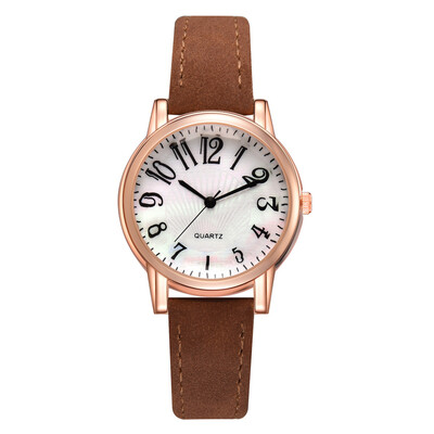 

Simple Arabic Digital Fashion Watch Casual Vintage Strap Womens Quartz Watch