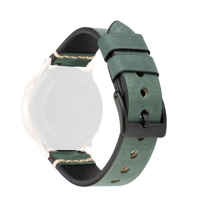 

〖Follure〗Leather Band Quick Release 20mm Strap Compatible For Samsung Galaxy Watch Active