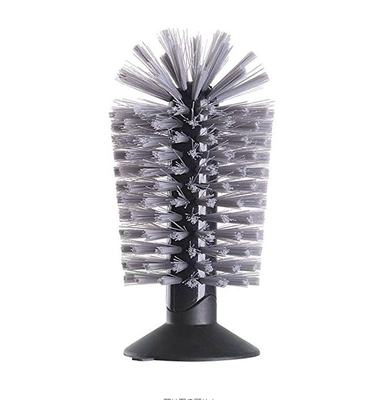 

Long handle with suction cup cup cleaning brush