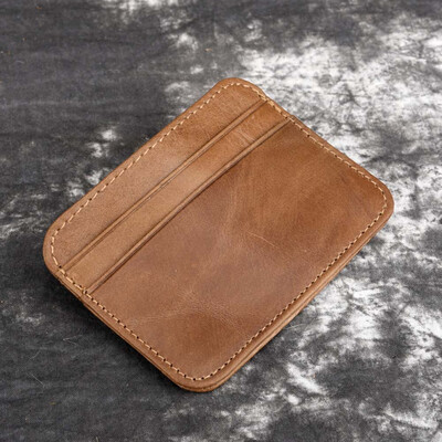 

Simple Slim Soft Leather Mini Credit Card Men Wallet Purse Card Holders