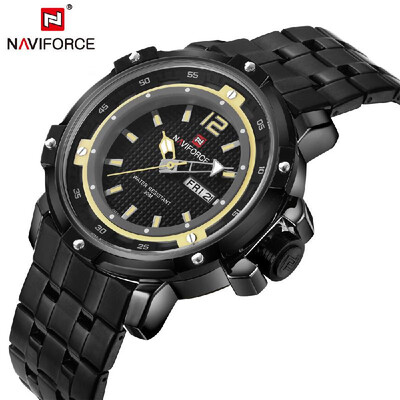 

NAVIFORCE 2016 Fashion Luxury 30M Water-resistant Quartz Man Watch Stainless Steel Casual Business Watch for Men Analog Wristwatch