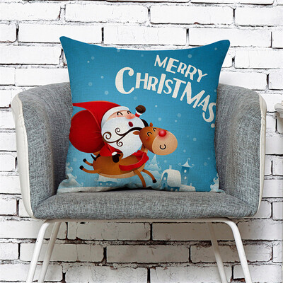 

Tailored Home Decor Cushion Cover Merry Christmas Pillowcase Sofa Throw Pillow Covers