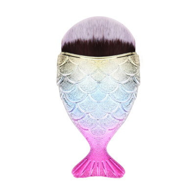 

〖Follure〗Fish Scale Makeup Brush Fishtail Bottom Brush Powder Blush Makeup Cosmetic Brush