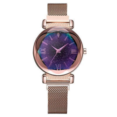 

Luxury Women Watches Romantic Starry Sky Dial Ladies Fashion Quartz Wristwatch Magnetic Buckle Strap Clock Zegarki Damskie