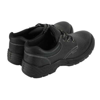 

Greensen Large Size Men Cowhide Shoes Breathable Wear-resistant Skidproof Black Chef Shoes