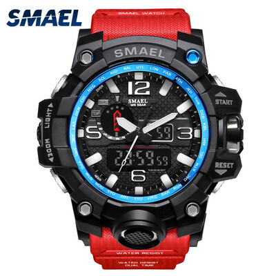 

Gobestart Casual Mens Multi-Function Dual Display Dial Outdoor Waterproof Sports Watch