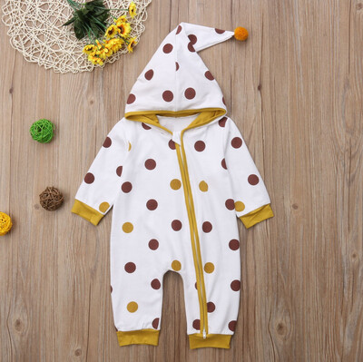 

Toddler Infant Baby Boys Girls Jumpsuit Romper Bodysuit Clothes Outfits Hooded