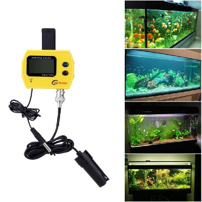 

Professional High Precision Portable Online pH Meter for Aquarium Acidimeter Water Quality Analyzer pH & TEMP Meter Measure Househ