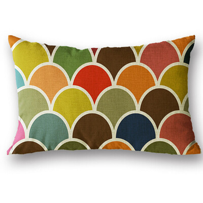 

〖Follure〗Rectangle Cushion Cover Silk Throw Pillow Case Pillowcase