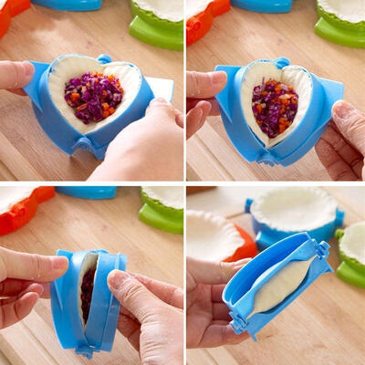 

Convenient Dumpling Maker Device DIY Jiaozi Mold Kitchen Gadgets Cookling Tools Random delivery