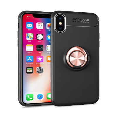 

Goowiiz Phone Case For Iphone XsXs MaxXR Luxury Metal Ring Magnetic Bracket TPU Shockproof Cooling