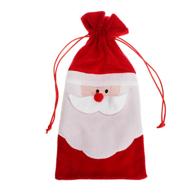 

Tailored Wine Bottle Cover Bags Decoration Home Party Santa Claus Christmas