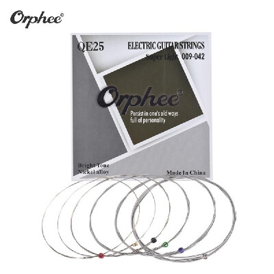 

Orphee QE29 Electric Guitar String 6pcsSet011-050 Hexagonal Steel Core Nickel Alloy Medium Tension