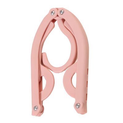 

Color Random Outdoor Foldable Clothes Trouser Socks Hanger Portable Clothes Hanging Bar Plastic