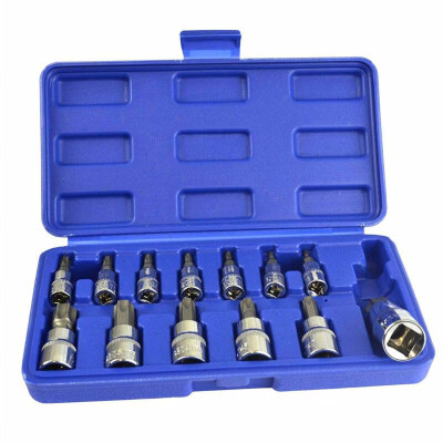 

13pcs Master Hex Bit Set Metric Socket Set Standard Allen 14 38 12