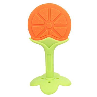 

Fruit Design Available Cute Silicone Teether Baby Infant Set Tree Teethers