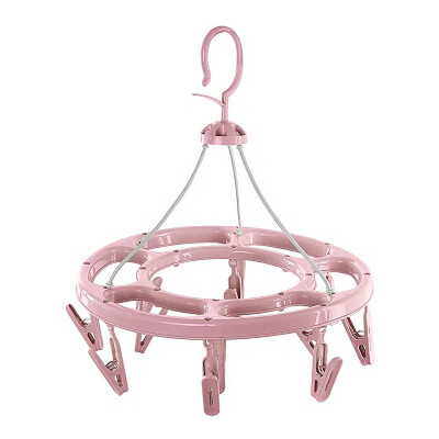 

Round 12 Clip Drying Rack Underwear Socks Clip Household Items