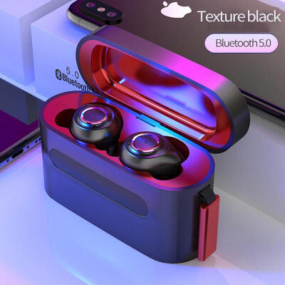 

Q8 TWS Bluetooth 50 Earphones Hi-Fi Bluetooth Wireless Earbuds With 3000mAh Charging Case