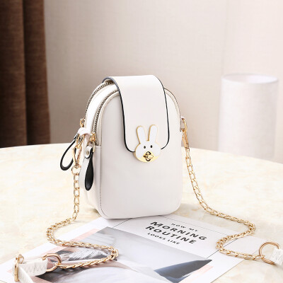 

Mobile Bag Girl Slant Bag Small Summer Fashion Hundred Chains Lady Bag Leisure Single Shoulder Slant Bag