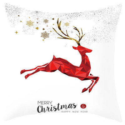 

Tailored Christmas Elk Santa Claus Pillow Case Sofa Car Throw Cushion Covers Home Decor