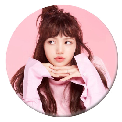 

Black Pink tin Plate Badge Brooch Cute Cartoon Brooch Bag Pendant Boys Girls Accessories hot Gift for Fans