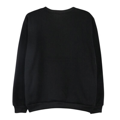 

Casual Women Autumn Geometric Cat Print Hoodies Solid Color O-neck Long Sleeves Pullover Top Sweatshirt