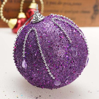 

Christmas Ball Glitter Christmas Balls Christmas Tree Decor Xmas Decor Balls