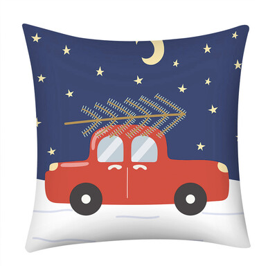 

〖Follure〗Print Pillow Case Polyester Sofa Car Cushion Cover Home Decor