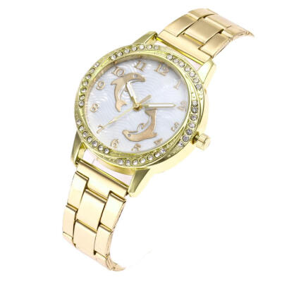 

Stainless Steel Fashionable Ladies WristWatch Beautiful Souvenir Temperament Simple Business Womens Quartz Watch clock 2018 D