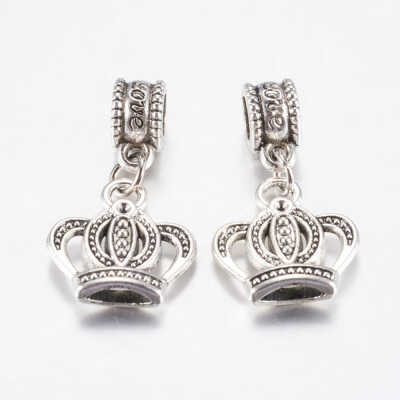 

Tibetan Style Alloy European Dangle Beads Large Hole Pendants ClownJester Antique Silver 28mm Pendant 17x155x4mm