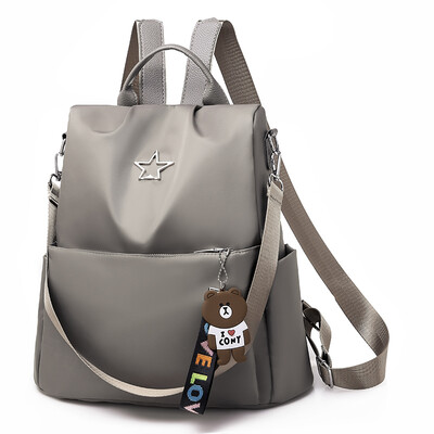 

Waterproof shoulder bag female Korean tide bag casual fashion Oxford cloth dual-purpose travel bag ladies backpack