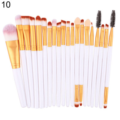 

20Pcs Makeup Brushes Cosmetics Tools Face Eyeshadow Eyeliner Lip Applicators