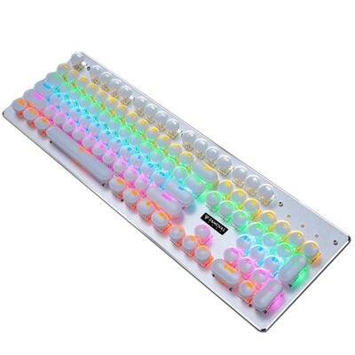 

K11 Punk Keycaps USB Wired Blue Switch Backlit Mechanical Gaming Keyboard