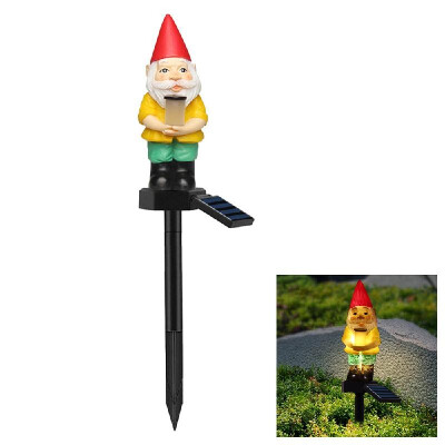 

Outdoor Water Resistant Solar Powered Lamp Christmas Santa Claus Dawn Sensor Light Garden Courtyard Pathway Decor Stake Lights