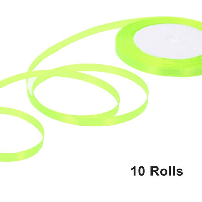 

25 YardsRoll 6mm Width Silk Satin Ribbon DIY Handmade Materials for Home Wedding Party Decorations Invitation Card Gift Wrapping